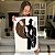 Quadro Decorativo Canvas Beleza Feminina Silhueta de Mulher Sob Folhas de Trigo Vertical - Imagem 6