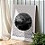 Quadro Decorativo Canvas Composição Abstrata Círculo Preto e Cinza Sombreado e linhas Vertical - Imagem 4