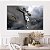 Quadro Decorativo Canvas Religioso Jesus Cristo na Cruz Preto e Branco Horizontal - Imagem 5