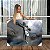 Quadro Decorativo Canvas Religioso Jesus Cristo na Cruz Preto e Branco Horizontal - Imagem 1