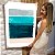 Quadro Decorativo Canvas Composição Abstrata de Faixas Horizontais em diferentes tons de Azul Horizontal - Imagem 7