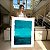 Quadro Decorativo Canvas Composição Abstrata de Faixas Horizontais em diferentes tons de Azul II Horizontal - Imagem 4