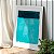 Quadro Decorativo Canvas Composição Abstrata de Duas Faixas Horizontais Azuis Vertical - Imagem 3