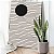 Quadro Decorativo Canvas Composição Abstrata Moderna Circunferência Pretas em Malha de Linhas Horizontais Vertical - Imagem 3