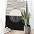 Quadro Decorativo Canvas Composição Abstrata Circunferência Metade Preta Metade Nude Vertical - Imagem 5
