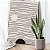 Quadro Decorativo Canvas Composição Abstrata Moderna Circunferências Pretas em Malha de Linhas Vertical - Imagem 5