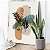Quadro Decorativo Canvas Ramos de Folhas com Cores Azul, Bege e Laranja II Vertical - Imagem 5