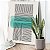 Quadro Decorativo Canvas Composição de Linhas Horizontais e Verticais com Retângulo Azul ao Centro Vertical - Imagem 5