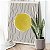 Quadro Decorativo Canvas Composição Abstrata de Esferas Amarela e de Linhas Verticais Irregulares Vertical - Imagem 5