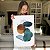 Quadro Decorativo Canvas Composição Abstrata de Pintura De Diferentes Formas e Cores Vertical - Imagem 6