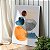 Quadro Decorativo Canvas Composição Abstrata de Pintura De Diferentes Formas e Cores II Vertical - Imagem 3