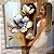 Quadro Decorativo Canvas Floral com Flores em Aspecto Envelhecido Vertical - Imagem 6