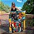 Quadro Decorativo Canvas Casal se Beijando Estilo Street Art Vertical - Imagem 1