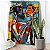 Quadro Decorativo Canvas Casal se Beijando Estilo Street Art Vertical - Imagem 2