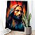 Quadro Decorativo Canvas Religioso Face de Jesus Cristo em Estilo Cubismo Vertical - Imagem 5
