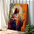 Quadro Decorativo Canvas Religioso Jesus Cristo Colorido em Estilo Cubismo Vertical - Imagem 2