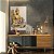 Quadro Decorativo Canvas Religioso Pintura de Buda Gold Vertical - Imagem 3
