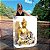 Quadro Decorativo Canvas Religioso Pintura de Buda Gold Vertical - Imagem 1