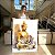 Quadro Decorativo Canvas Religioso Pintura de Buda Gold Vertical - Imagem 4