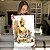 Quadro Decorativo Canvas Religioso Pintura de Buda Gold Vertical - Imagem 6