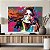 Quadro Decorativo Canvas Beleza Feminina em Estilo Street Art Horizontal - Imagem 4