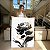 Quadro Decorativo Canvas Floral com Flor em Detalhes Cinza, Preto e Dourado II Vertical - Imagem 4