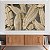 Quadro Decorativo Canvas Folhagens em Cores de Palha Horizontal - Imagem 2