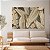 Quadro Decorativo Canvas Folhagens em Cores de Palha Horizontal - Imagem 5