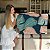 Quadro Decorativo Canvas Folhagens em Cores Verde e Rosê com Detalhes Dourados Horizontal - Imagem 7
