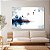 Quadro Decorativo Canvas Paisagem de Pintura de Pássaros Voando em Tons Escuros Horizontal - Imagem 2