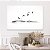 Quadro Decorativo Canvas Paisagem de Pintura de Pássaros na cor Preta Voando Horizontal - Imagem 5