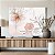 Quadro Decorativo Canvas Floral de Flores Minimalistas em Tons Pasteis Horizontal - Imagem 5