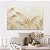 Quadro Decorativo Canvas Folhagens de Coqueiro em Linhas Douradas Horizontal - Imagem 5