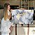 Quadro Decorativo Canvas Folhagens em Cores de Azul Royal com Detalhes em Dourado Horizontal - Imagem 6