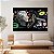 Quadro Decorativo Canvas Composição Abstrata de Rosto de Estátuas com imagens coloridas Horizontal - Imagem 3