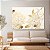 Quadro Decorativo Canvas Composição de Flores Brancas com Detalhes Minimalistas Horizontal - Imagem 5
