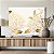 Quadro Decorativo Canvas Composição de Flores Brancas com Detalhes Minimalistas Horizontal - Imagem 2