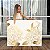 Quadro Decorativo Canvas Composição de Flores Brancas com Detalhes Minimalistas Horizontal - Imagem 1
