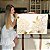 Quadro Decorativo Canvas Composição de Flores Brancas com Detalhes Minimalistas Horizontal - Imagem 6