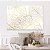 Quadro Decorativo Canvas Folhagens Costela de Adão em Linhas Douradas Delicadas Horizontal - Imagem 2