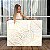 Quadro Decorativo Canvas Folhagens Costela de Adão em Linhas Douradas Delicadas Horizontal - Imagem 1