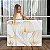 Quadro Decorativo Canvas Flores Copos de Leite em Linhas Douradas Delicadas Horizontal - Imagem 1