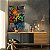 Quadro Decorativo Canvas Palavra Crazy em Estilo Street Art Vertical - Imagem 2