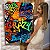 Quadro Decorativo Canvas Palavra Crazy em Estilo Street Art Vertical - Imagem 7