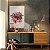 Quadro Decorativo Canvas Boca com Língua para Fora em Estilo Street Art Vertical - Imagem 2