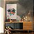 Quadro Decorativo Canvas Olhos Azuis em Estilo Street Art Vertical - Imagem 3