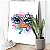 Quadro Decorativo Canvas Olhos Azuis em Estilo Street Art Vertical - Imagem 2