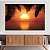 Quadro Decorativo Canvas Paisagem de Pôr do Sol Refletido no Lago Horizontal - Imagem 2