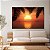 Quadro Decorativo Canvas Paisagem de Pôr do Sol Refletido no Lago Horizontal - Imagem 5
