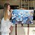Quadro Decorativo Canvas Composição Floral Flores Azuis com Detalhes Dourados I Horizontal - Imagem 7